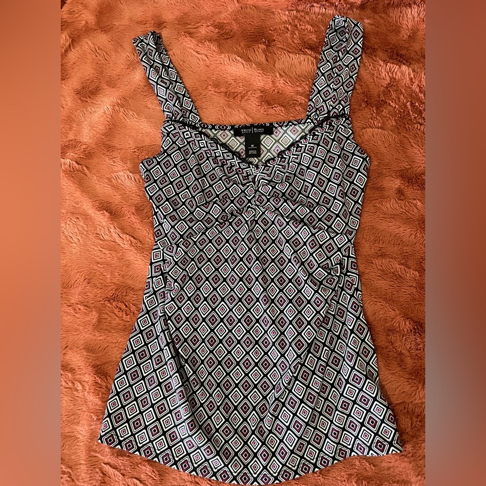 White House Black Market SZ M printed tank